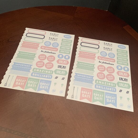 Assorted Sticker Lot - Assorted Brands & Themes Christmas, Peace, Sports, Foil - Picture 5 of 16